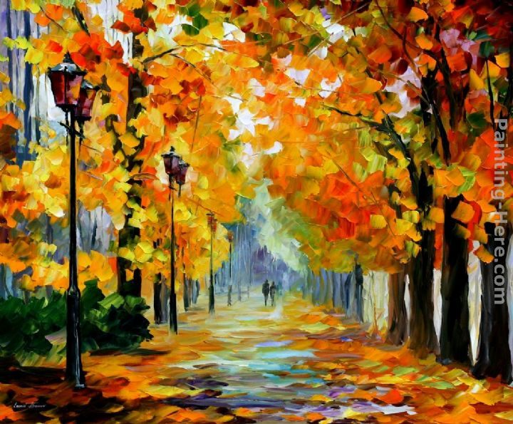 Leonid Afremov SUNNY OCTOBER